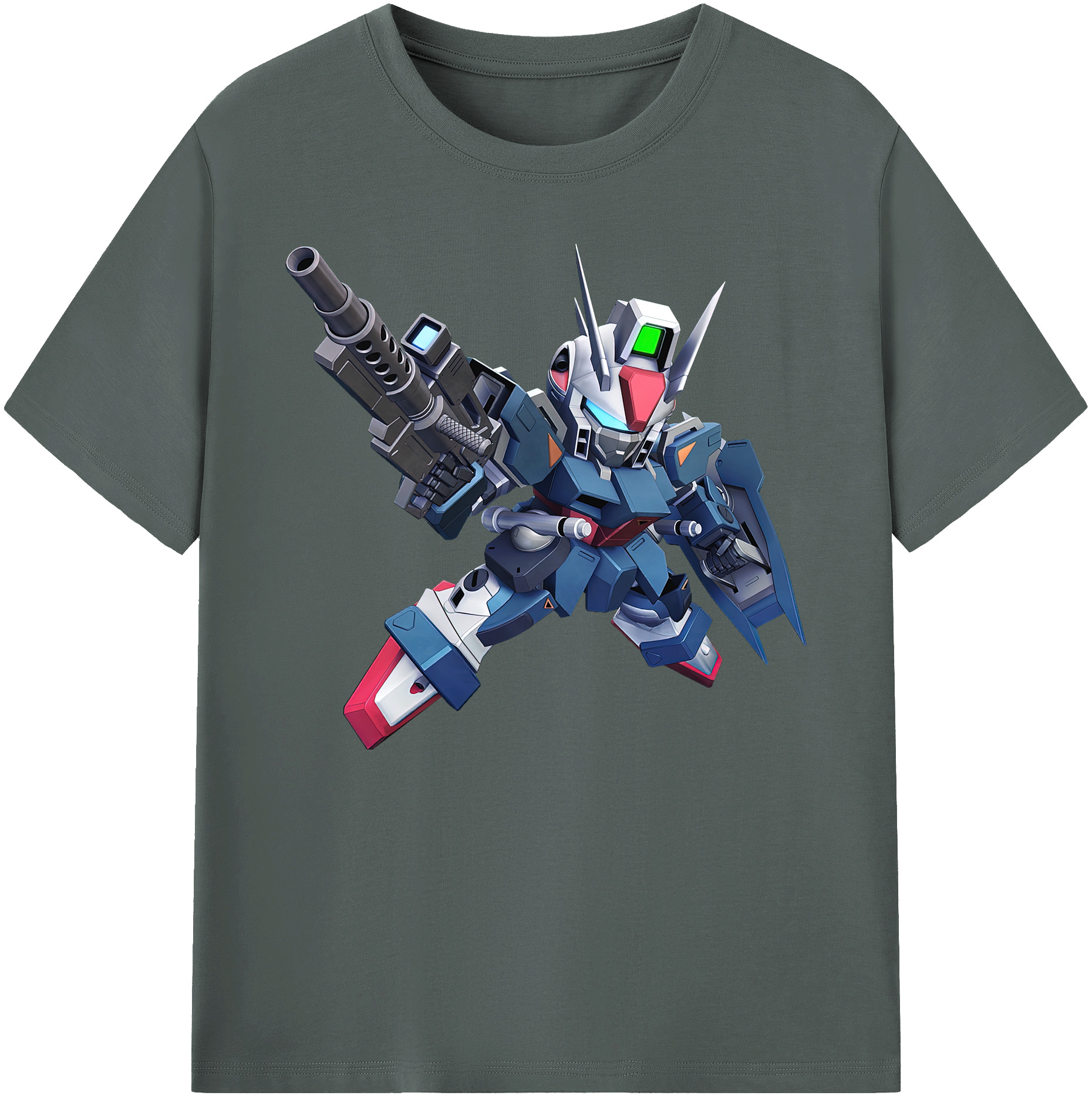 （画像用） 機動戦士ガンダム Mobile Suit Gundam 綿100％ メンズ半袖Tシャツ｜肌触りやわらか＆通気性